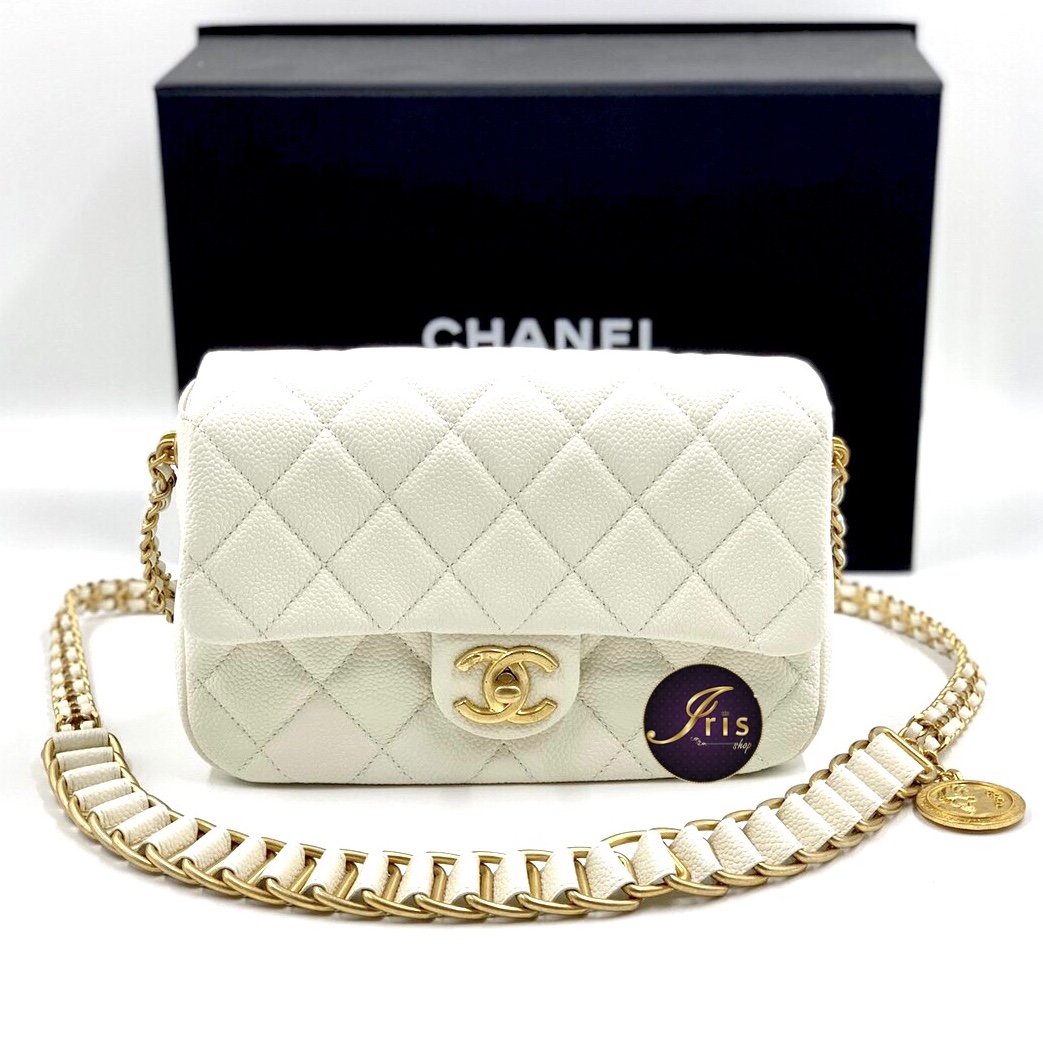 CHANEL 19 Flap Bag  21A series Small FULL SET w receipt Authentic  Microchip  eBay