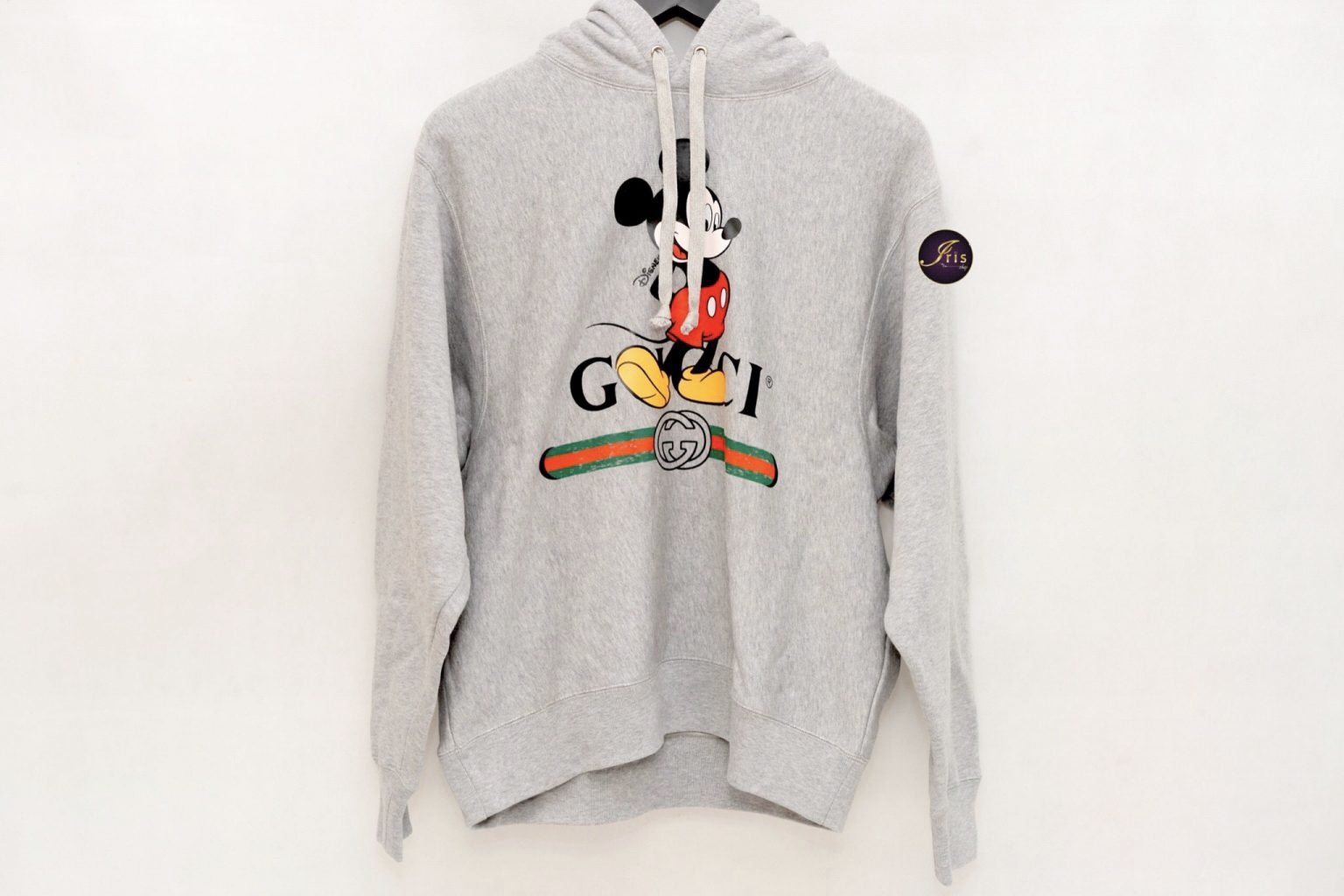 DISNEY x GUCCI (DISNEY x GUCCI) collaboration print hoodie Grey Cotton  ref.997222 - Joli Closet