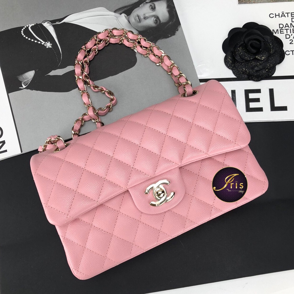 Chanel classic 9 discount caviar