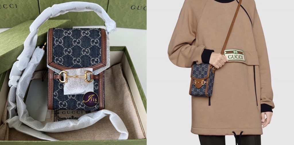 Gucci's Horsebit 1955 Mini Bag Now Comes In Blue Denim - BAGAHOLICBOY