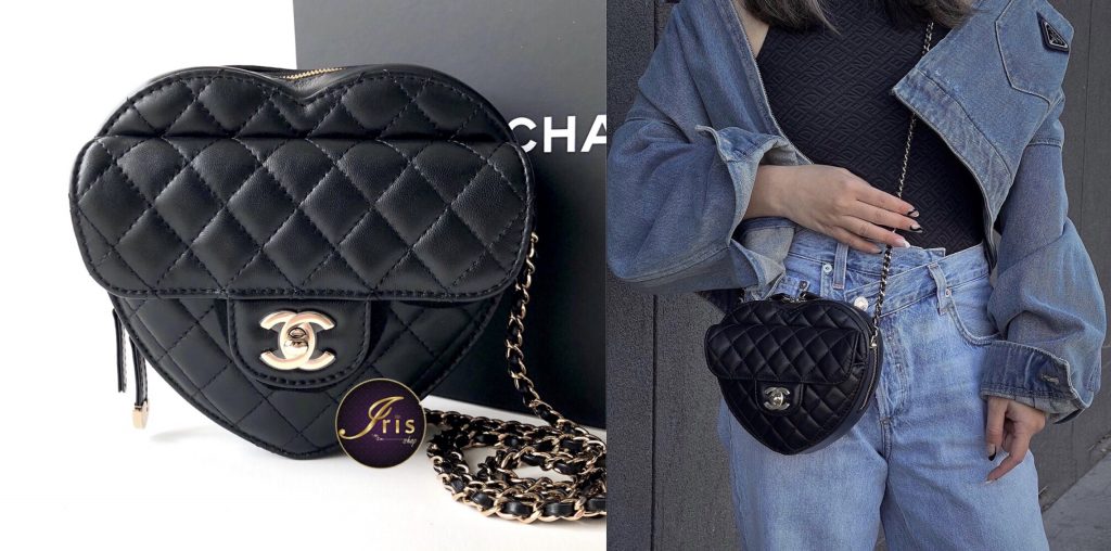 Chanel Spring-Summer 2022 Heart Bag in black – hey it's personal